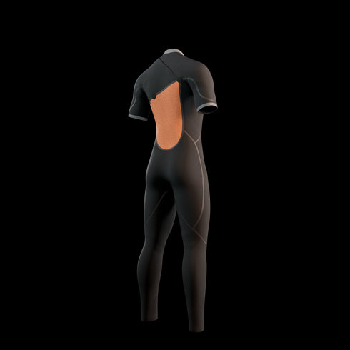 The One Shortarm 3/2mm Zipfree 2024 - Black